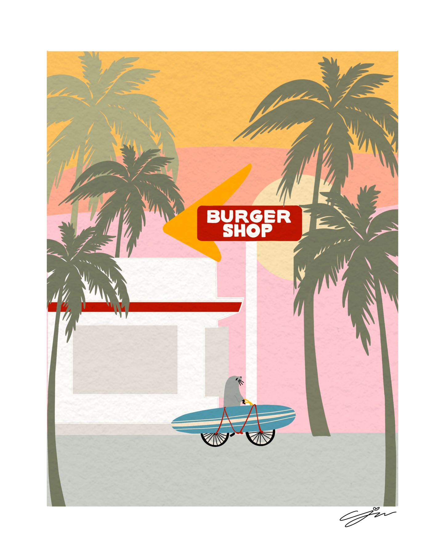 Print - Burger Shop